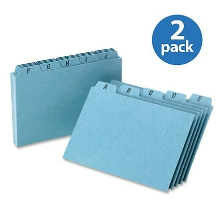 (2 pack) (2 Pack) Oxford, OXFP4625, A-Z Tabs Index Card Guides, 25 / Set