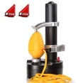 thumbnail image 4 of Electric Peeler Multi-function Fruit and Vegetable Peeling Machine Planing Cutter Corer With 3 Blades, 4 of 7