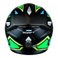 thumbnail image 3 of Casco Integral Para Moto ABS Shaft Atom L Color Negro/Color Verde Shaft SH-522 Atom, 3 of 4