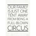 thumbnail image 2 of Ball, Susan 18x24 White Modern Wood Framed Museum Art Print Titled - Full-Blown Circus, 2 of 4