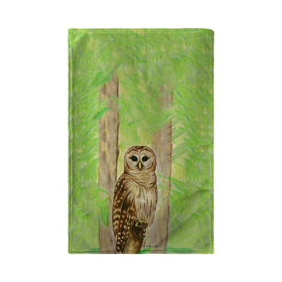 Betsy Drake BT240 30 x 50 in. Owl Beach Towel