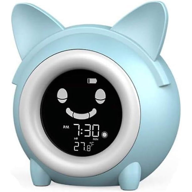 Reloj Despertador Digital YONGSHENG para Niños con Luz Nocturna de 5 Colores