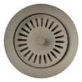 thumbnail image 1 of Color-Coordinated Metal Basket Strainer - Truffle, 1 of 3