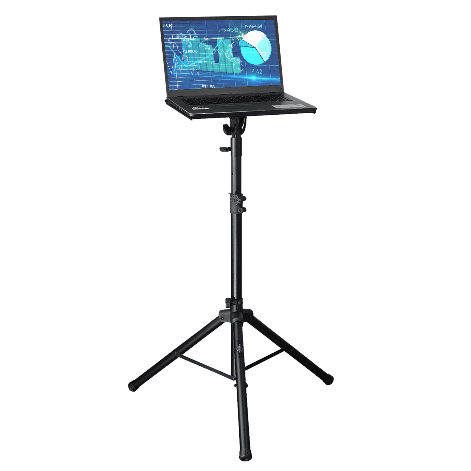 STARUMENT Professional Adjustable 32.3” 52” Laptop DJ Mixer Tripod