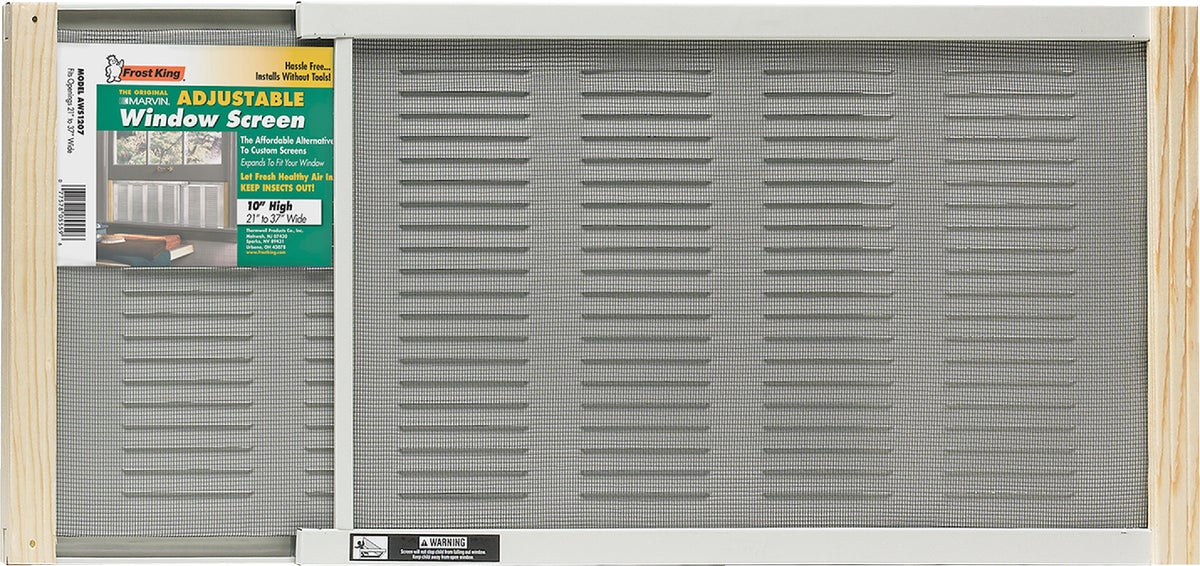 Thermwell Products Co. Martin Adjustable Louvered Screen Window With