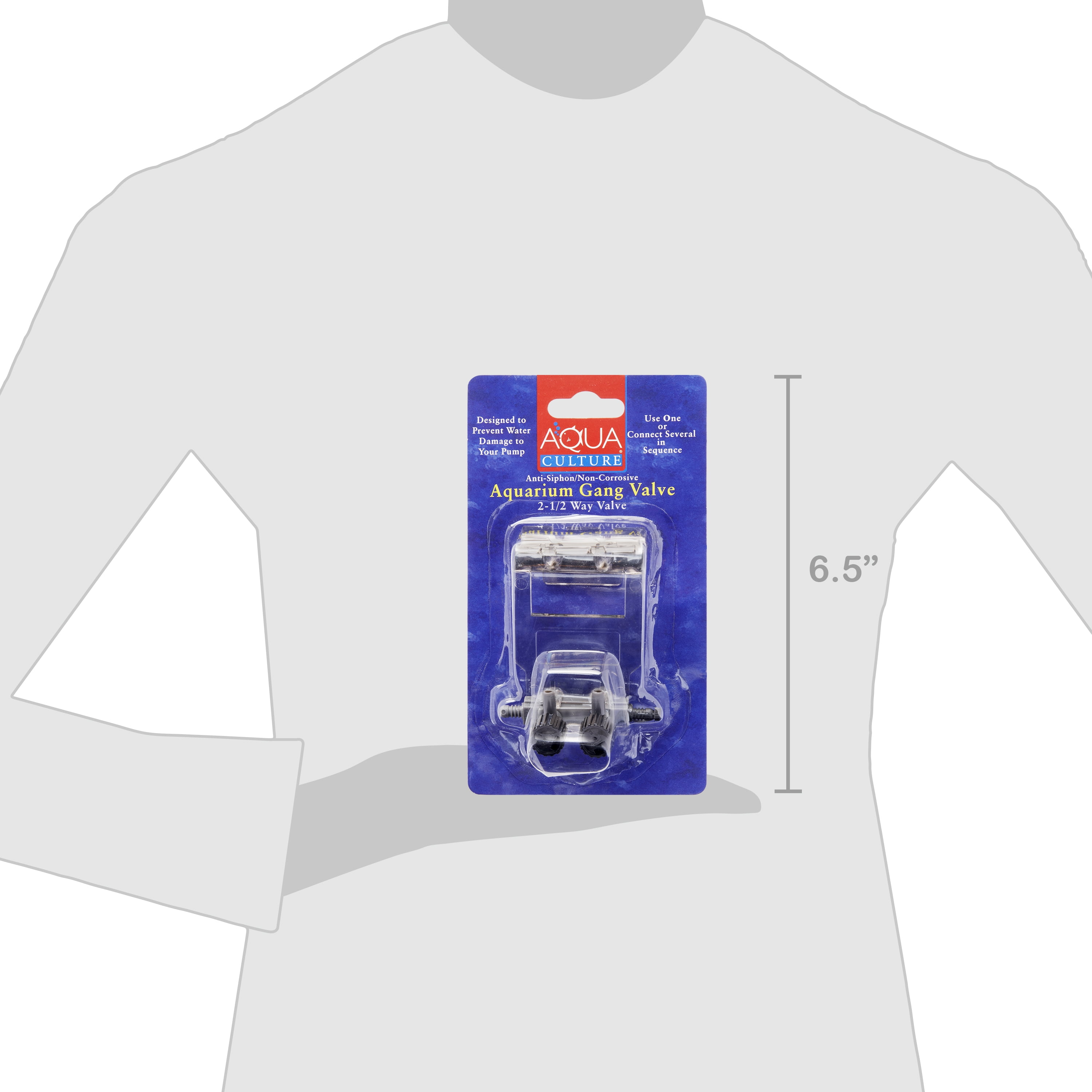 Aqua Culture 2 1 2 Way Aquarium Gang Valve Walmart Com