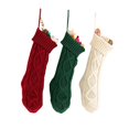 thumbnail image 4 of 6 Pack Christmas Stockings Bulk Knit Holiday Decorations for Fireplace Mantle Home Party Hanging Ornaments Family Celebration, 4 of 4