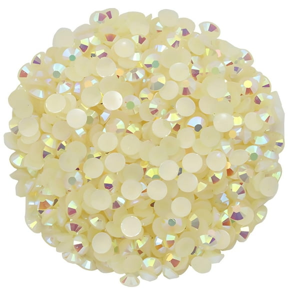 4500 piezas SS6 0.079 in AB diamantes de imitación planos para uñas arte manualidades brillo redondo gemas cristales DIY ropa zapatos (champán AB)