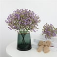 thumbnail image 3 of 6/36 Uds flores artificiales de Gypsophila falso aliento de bebé ramo de seda decoración de boda, 3 of 9