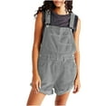 thumbnail image 2 of Xuyuer Women's Multi-Pocket Strap Shorts - Casual Romper, Pants for Women, 2 of 6