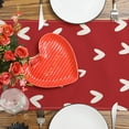 thumbnail image 6 of Valentines Day Table Runner, Sweet Heart Valentines Decorations Love Valentines Day Runner for Table Seasonal Holiday Decor for Indoor Outdoor Dining Table Decorations (Red, 13'''' x 90''''), 6 of 6