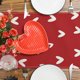 thumbnail image 5 of POWKOL Camino de mesa para San Valentín, 13 x 70 pulgadas, diseño de corazón de amor, estilo rústico de temporada, arpillera roja, decoración para mesa de comedor, cocina, hogar, fiesta (rojo), 5 of 6