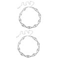 thumbnail image 1 of 2pcs Rhines Women Chain Belt Skinny Waist Belt for Wedding Bridal Dress Salvador none, 1 of 10