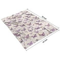 thumbnail image 4 of Beige Butterfly Pattern Blanket,Comfortable Soft Lamb Wool Throw Blanket,All Season,Warm Lightweight Blankets for Sofa Bed Couch Living Room Chair,40"x50", 4 of 4