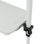 Ozark Trail 8 Foot Extendable Tailgate Table, White, 92.5 in x 12 in x 39 in, Canopy Not Included