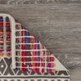 thumbnail image 6 of Ox Bay Vogue 3 ft. x 5 ft. Multi-color Ethnic Fusion Geometric Chindi Area Rug, 6 of 8