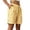 Yellow, variant on Women Casual Striped Wide Leg Shorts Relaxed Fit Streetwear Breathable Blend Summer Outdoor Campus Home Black XXL