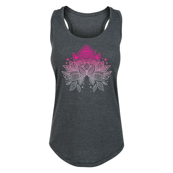 Instant Message - Mandala Yoga Design - Women's Racerback Tank