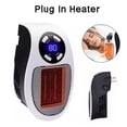 thumbnail image 5 of IVV Portable Plug in Wall Space Heater with Digital Timer Personal Electric Heater Fan US Plug, 15℃~32℃, Black, 5 of 8