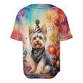 thumbnail image 2 of Hello 2025 Yorkshire Terrier Celebrates Happy New Year Firework Balloon All Over Print 3D Baseball Shirt Yorkie Dog Lover Gifts Softball Sport - 02024, 2 of 6
