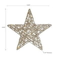 thumbnail image 2 of Led White and Gold Paper Star Large 18.90", 2 of 3