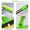 thumbnail image 3 of ITTAHO Multi-Use Window Squeegee, 2 in 1 Squeegee Window Cleaner with Long Extension Pole, Sponge Car Window Squeegee with 58"Long Handle for Gas Station, Glass,Shower,Outdoor High Window Cleaning, 3 of 5