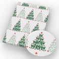 thumbnail image 5 of Tela o tejido de poliéster y algodón puro con estampado navideño, para coser, acolchar, costura, bricolaje, hecho a mano, 1Yc33355, 5 of 5