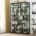 thumbnail image 2 of Bookshelf Black,Storage Rack Bookcase for Living Room Black, 2 of 5