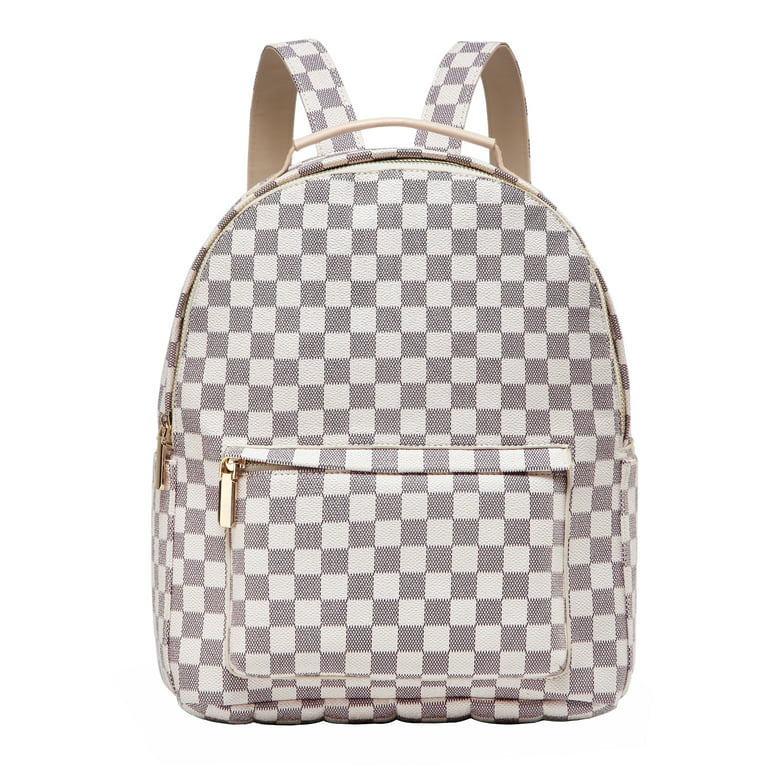 lv checkered backpack