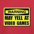 thumbnail image 3 of CafePress - Warning Yell At Video Games T Shirt - Men's Classic Graphic Cotton T-Shirt, 3 of 4