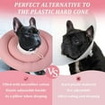 thumbnail image 3 of Dog Recovery Collar, Waterproof Soft Dog Cone After Surgery, Comfy Protective Elizabethan Collar Alternative for Dogs Cats, Adjustable Pet Neck Donut Cone Anti-Licking Biting Wounds, 3 of 7