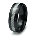 thumbnail image 1 of EWC R40005-100 Ceramic Ring with Carbon Fiber Inlay - Size 10, 1 of 1