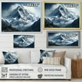 thumbnail image 4 of Designart "Peaks of the French Mountains" Mountain Wall Art Living Room, 4 of 5