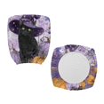 thumbnail image 2 of CHAQLIN Rotating Chair Protectors Black Cat Halloween Print with Cozy Breathable Office Chair Cover for Gaming Chairs, 2 Piece Sets Rotating Chair Slipcover, 2 of 8