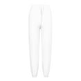 thumbnail image 3 of Kagetolytai Sweatpants Women Women's Casual Fashion Solid Colour Casual Sweatpants Drawstring Pants Yoga Pants Women White M, 3 of 4
