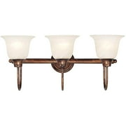 Granada 3-Light Bath/Wall Fixture, Antique Copper