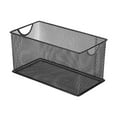 thumbnail image 1 of Siruishop CD Storage Box Multifunction Mesh Open Storage Bin for Laundry Black, 1 of 8