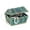 Green, variant on JUNTEX Aquarium Decorations Resin Treasure Chest Small Fortune Box Fish Tank Ornament