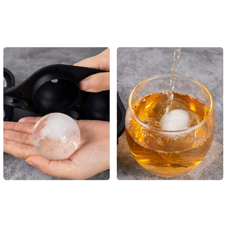 Tohuu Round Ice Cube Mold 7 cavity Ball-Shaped Ice Sphere Molds Craft Ice  Molds For Game Day Great For Whiskey Cocktails Coffee Soda Fun Drinks  suitable 