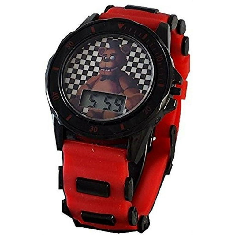 Five Nights at Freddy Flashing Strap LCD Watch Walmart
