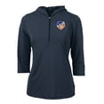 thumbnail image 2 of Women's-Cutter & Buck  Navy FC Cincinnati Virtue Eco Pique Recycled Half-Zip Pullover Hoodie, 2 of 3