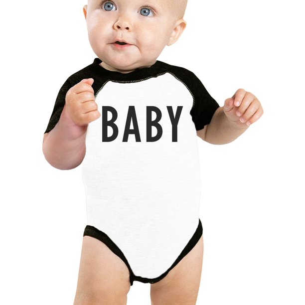365 Printing Baby Baseball Bodysuit Black Baby Raglan Cute Family Matching Outfits Walmart Com Walmart Com