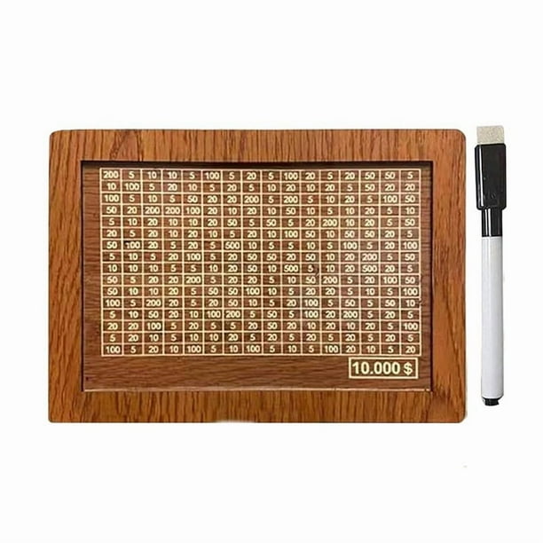 Alcancía con Contador de Efectivo, Caja de Ahorros de Madera, Caja de Ahorro de Efectivo, Alcancía para Contador de Monedas, Alcancía con Objetivo de Dinero