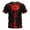 Red, variant on Xdzjlr Men's Shirts Short Sleeved 3D Pattern Clothing Trendy Mens T-Shirt,L