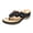 Black, variant on Women's Orthopedic Platform Flip Flop with Arch Support Recovery Walking Flower Thong Sandals Slip on Summer Beach Shoes Black 8