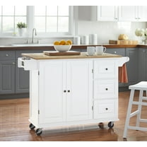 Thatcher Kitchen Cart, White