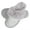 Silver, variant on Girls Plush Slip on House Slippers With Memory Foam