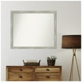 thumbnail image 6 of Amanti Art Custom Wall and Bathroom Mirror (34.5 x 41.5 in.), Dove Greywash Narrow Frame, 6 of 7