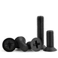thumbnail image 4 of 100pcs Black Nylon Plastic Countersunk Screws M2.5x4mm, 4 of 5