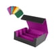 thumbnail image 4 of Caja para guardar barajas de cartas coleccionables. Capacidad para más de 1800 cartas. Púrpura, 4 of 9